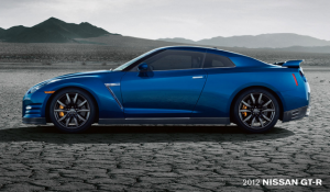 2012 Nissan R35 GTR blue