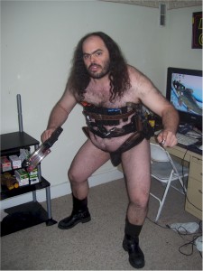 fat hairy and armed